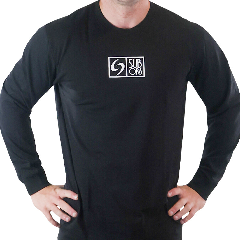 subora, subora surf, Subora Surf Co,  living in the moment, shiggles, surf, surfing, beach, swimwear, summer, tshirt, Subora ombak logo tee black, , mens surf tshirt, mens surf tee australia, mens beach tshirt,
mens coastal tshirt, mens black surf tee, australian surfwear mens tshirt, mens oversized surf tshirt, mens casual beach tee, mens lifestyle surf tshirt, mens graphic surf tee, long sleeve tshirt 