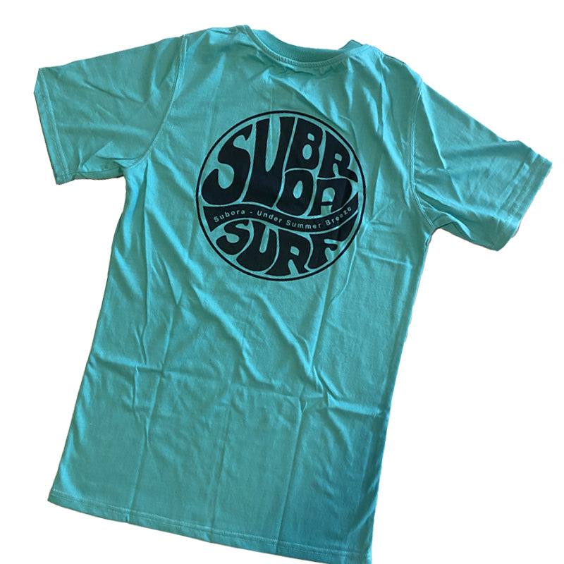 subora, subora tee, subora surf, subora  surf co, subora t-shirt, subora tshirt, tshirt, surf tee, surf t-shirt, subora logo, retro