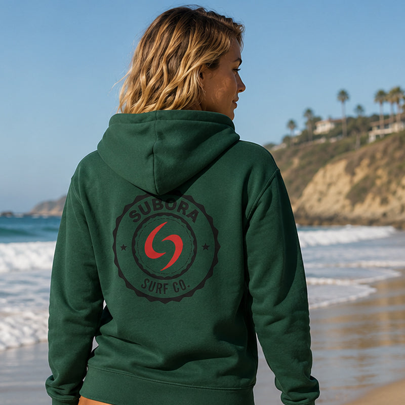 Subora, subora surf, Subora Surf Co, hoodie, green hoodie, Coasty, Coasty Logo, Coasty Logo Hoodie, Living in the moment, shiggles, surf, surfing, surf wear, beach, summer, womens green surf hoodie, green womens hoodie australia, womens coastal hoodie, womens beach hoodie, womens oversized green hoodie, surfwear hoodie womens, australian surf hoodie womens, womens pullover green hoodie, womens casual beach hoodie, womens lifestyle surf hoodie